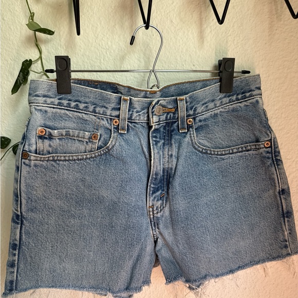 Levi's Light Blue Jean Shorts - Picture 1 of 5